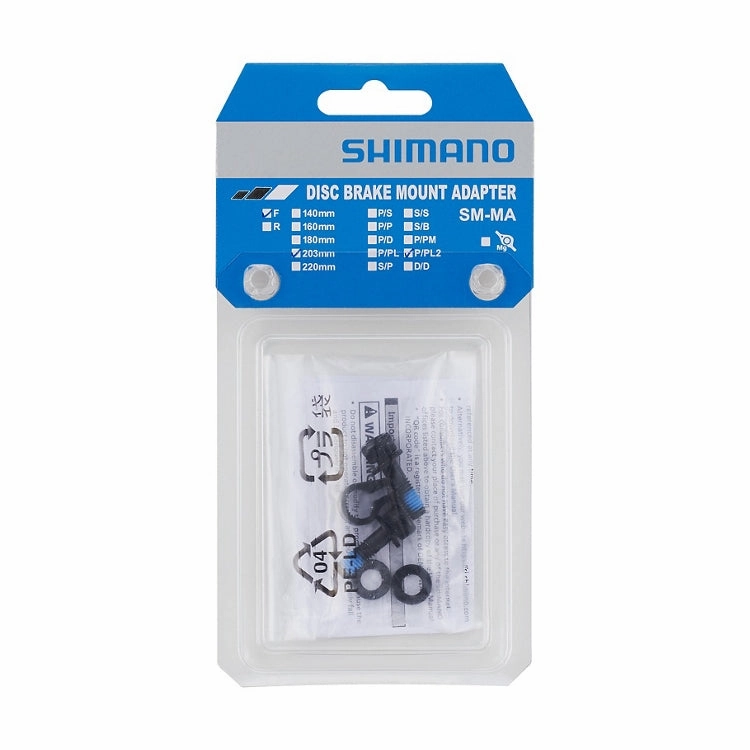 Shimano SM-MA-F203P/PL2 200-203 Direct Mount Hardware for Post Mount Forks/Frames