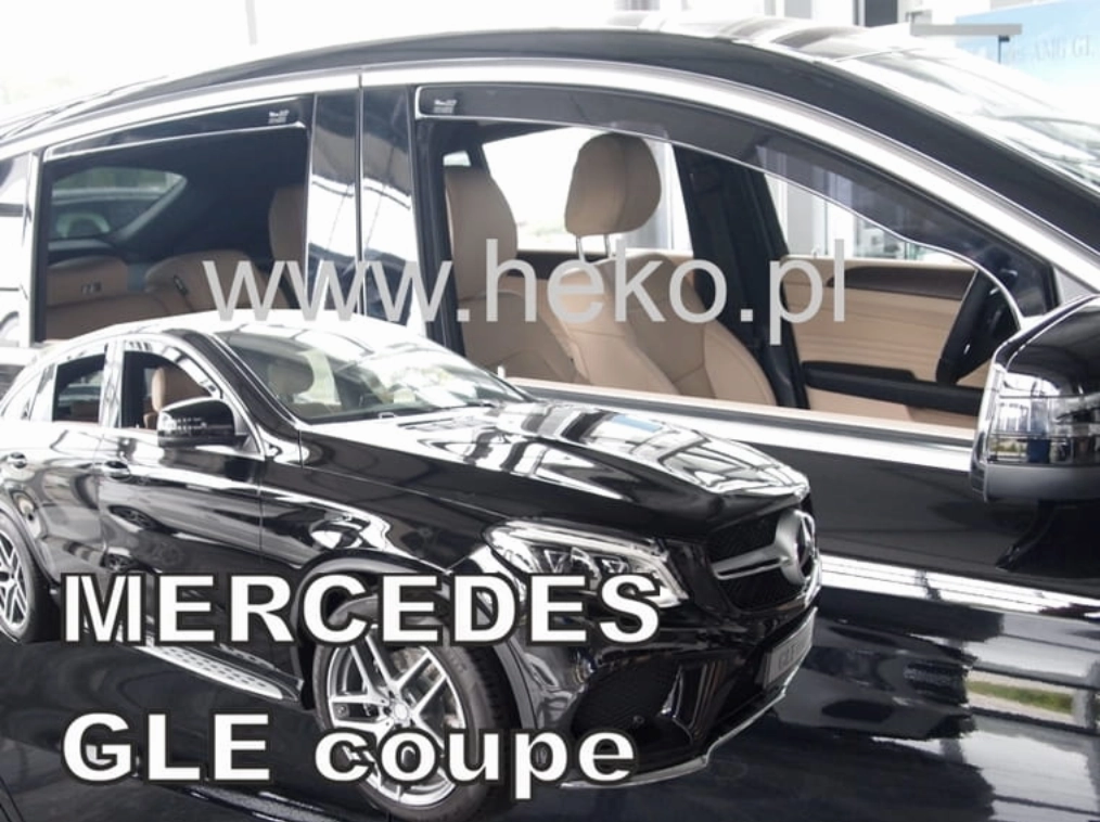 Slim-line Weather Shields - Mercedes GLE C292 5 Door Coupe 16 