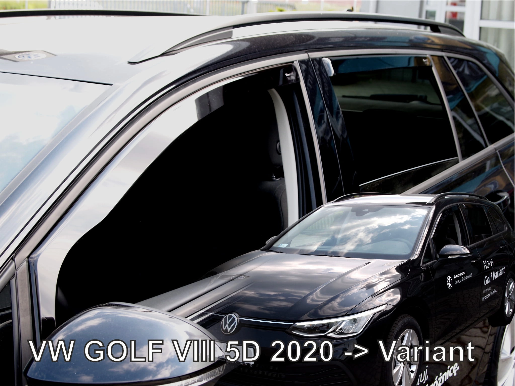 Slim-line Weather Shields - Volkswagen Golf MK8 5 Door Wagon 21 