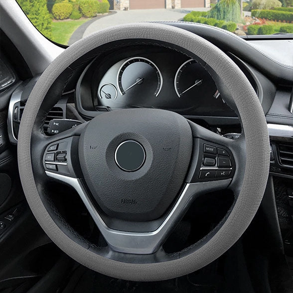 Snake Pattern Silicone steering wheel cover Gray