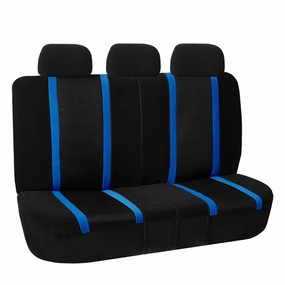 Sports Seat Covers - Rear Blue