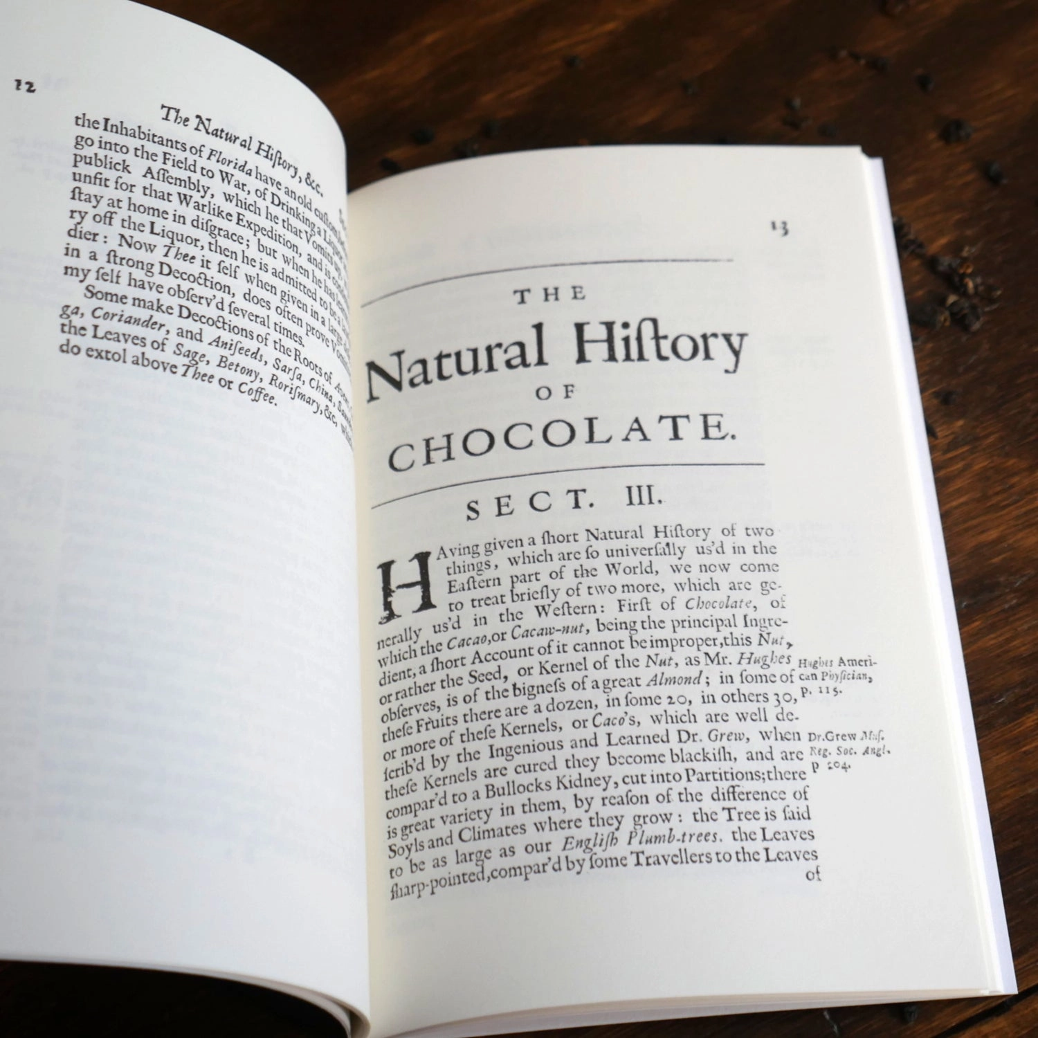 The Natural History of Coffee. Chocolate. Tea. and Tobacco