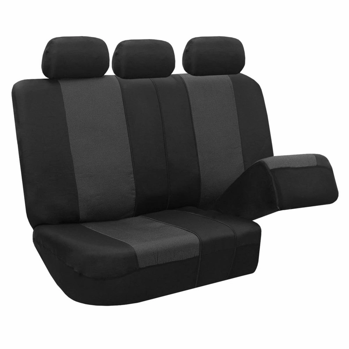 Timeless Cross Weave Seat Covers - Rear Gray