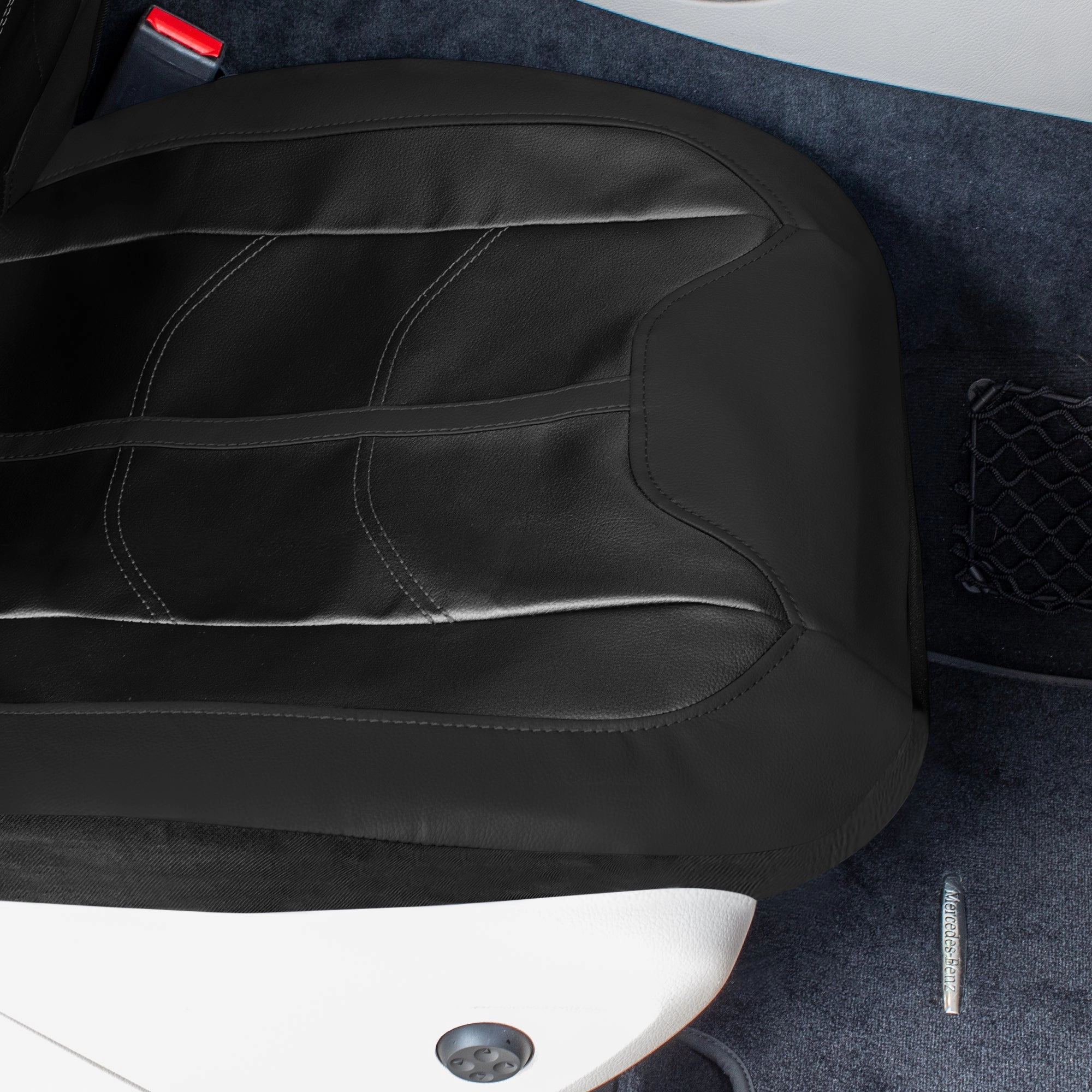 TLH Universal Fit Car Seat Cover - Full Set of Automotive Seat Covers Black