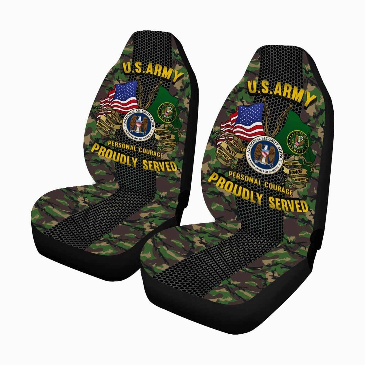 U.S National Security Agency Car Seat Covers (Set of 2)