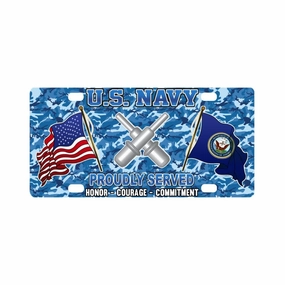 U.S Navy Gunner's mate Navy GM - Classic License Plate
