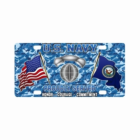 U.S Navy Interior Communications Electrician Navy IC - Classic License Plate