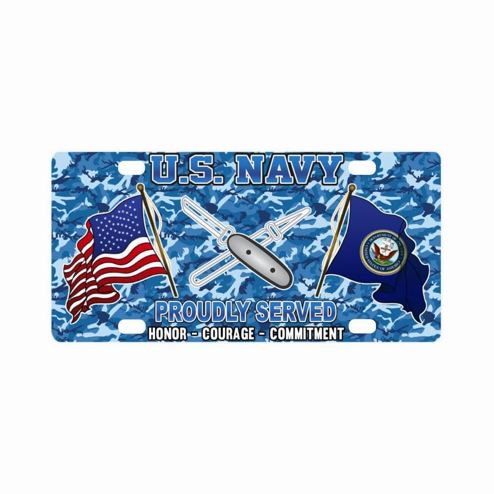 U.S Navy Lithographer Navy LI - Classic License Plate