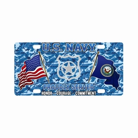 U.S Navy Master-at-arms Navy MA - Classic License Plate