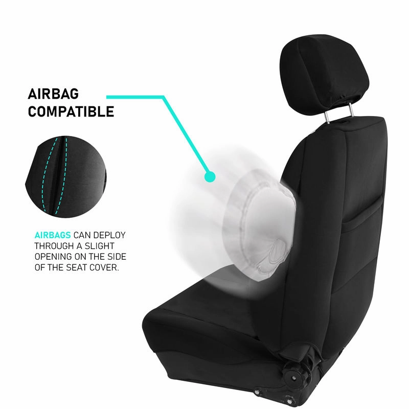 Ultraflex Neoprene Seat Covers - Front Set Red Black