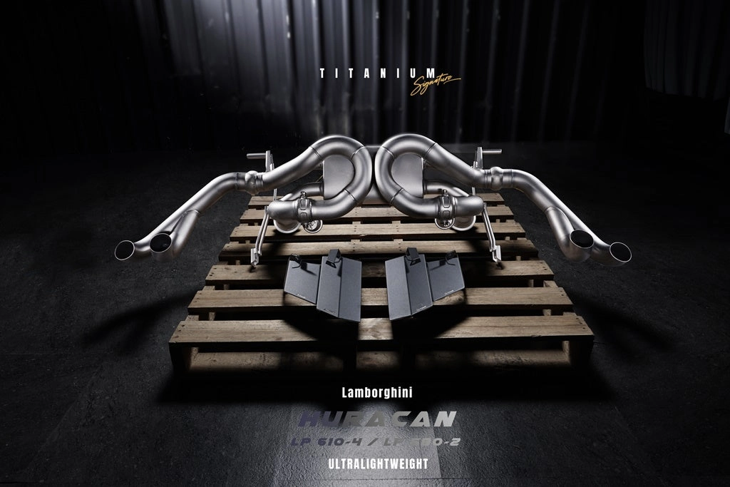 Valvetronic Exhaust System for Lamborghini Huracan Titanium Signature Series LP610-4 14 