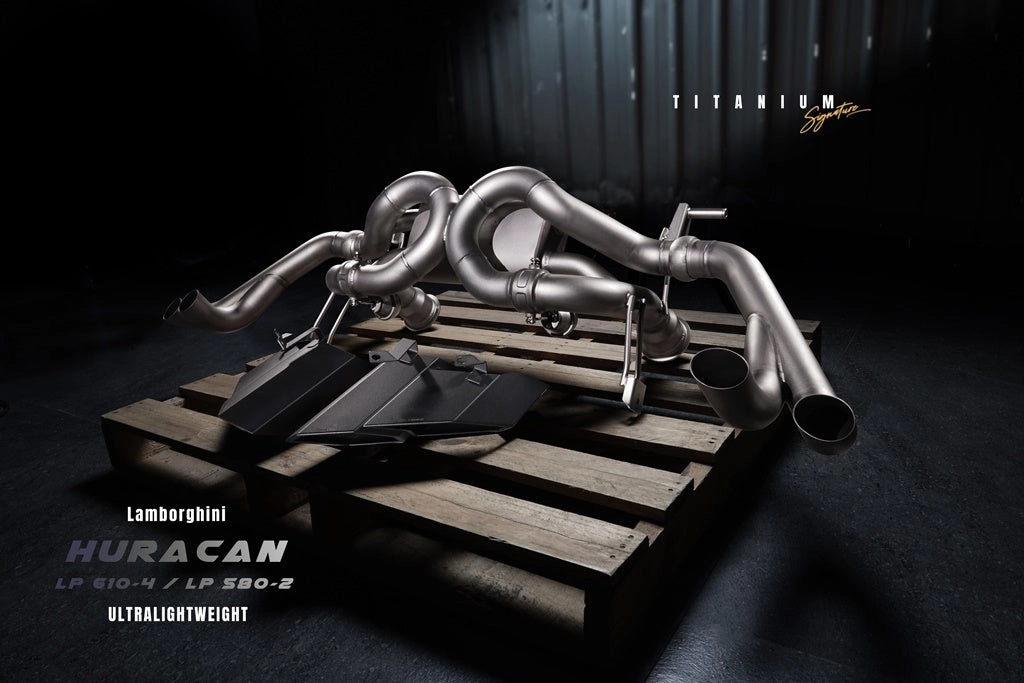 Valvetronic Exhaust System for Lamborghini Huracan Titanium Signature Series LP610-4 14 