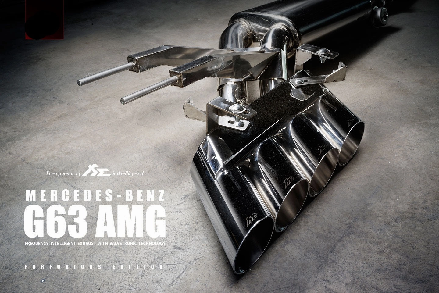 Valvetronic Exhaust System for Mercedes-Benz AMG G63 Ultimate Double Quad Tips W463 5.5TT M157 12-18