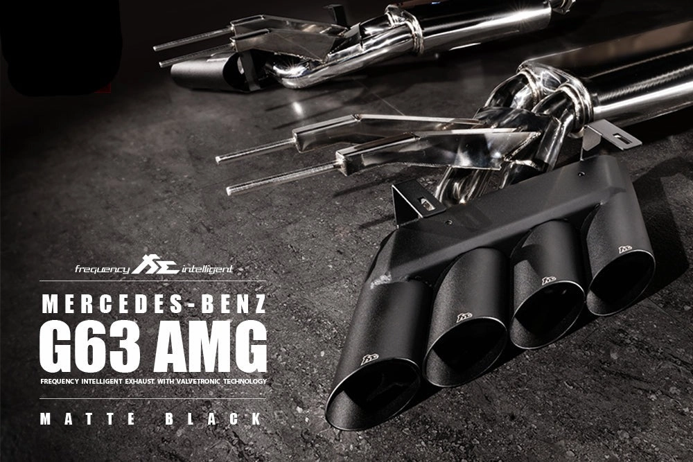 Valvetronic Exhaust System for Mercedes-Benz AMG G63 Ultimate Double Quad Tips W463 5.5TT M157 12-18