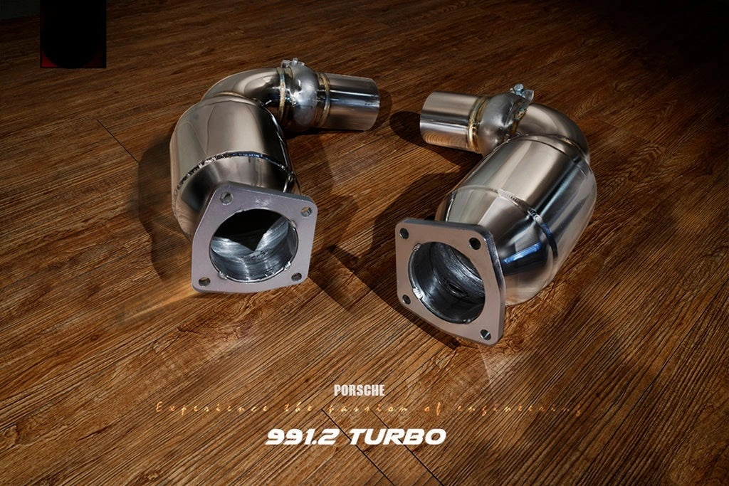 Valvetronic Exhaust System for Porsche 911 Turbo / S OEM Tips Compatible Version 991.1 / 991.2 13-19